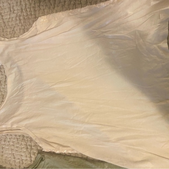 J Crew Sequin Tank Tops Set - Olive Green, Beige, Navy Blue and Oatmeal Size XL - Picture 6 of 14